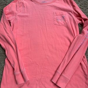 Vineyard Vines Pink Long Sleeve Tee